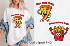 Funny food and fruit character clipart PNG design Product Image 1