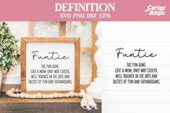 Funtie Definition SVG Cut File and Sublimation