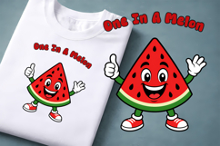 Funny food and fruit character clipart PNG design Product Image 1