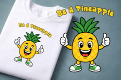 Funny food and fruit character clipart PNG design Product Image 1