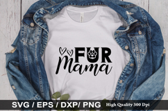 Fur Mama SVG - Dog Quotes Design Product Image 1