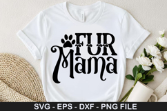 Fur Mama SVG - Dog Love Design Product Image 1