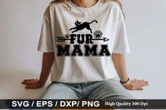 Fur Mama SVG - Cat Design Product Image 1