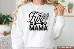 Fur mama SVG, Dog SVG Designs Product Image 1