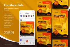 Furniture Sale Social Media Template Product Image 1