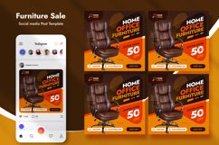 Furniture Sale Social Media Template Product Image 1