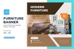 Modern Furniture Banner Design Template Product Image 1
