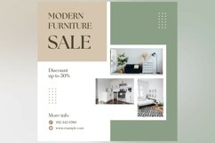 Modern Furniture Sale Banner Design Template Product Image 2