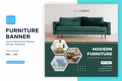 Modern Furniture Bring Comfort To Your Room Banner Design Product Image 1