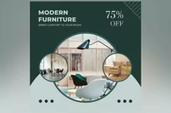 Modern Furniture Bring Comfort To Your Room Banner Design Product Image 2