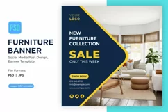 New Furniture Collection Sale Only This Week Banner Design Product Image 1