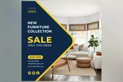 New Furniture Collection Sale Only This Week Banner Design Product Image 2