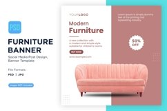 Modern Furniture Banner Design Template Product Image 1