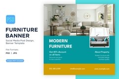 Modern Furniture Banner Design Template Product Image 1