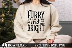 Furry and bright - Pet Christmas Ornament Design Product Image 1