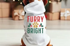 Furry And Bright SVG , Christmas Dog SVG Design Product Image 3