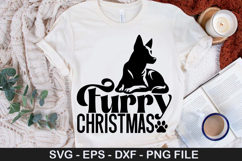 Funny Christmas Dog Saying SVG Design - Don't get your tinse Product Image 4