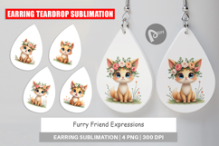 Furry Expressions Earring Product Image 1