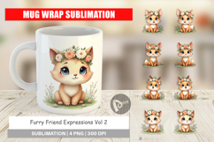 Furry Expressions Mug Wrap Product Image 1