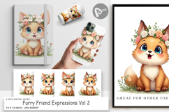 Furry Expressions Digital Paper Product Image 1