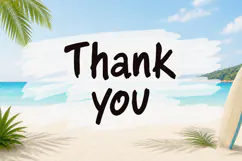 Futarino Duntian Handwritten Brush Font Summer Designs Product Image 7