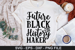 Future Black History Maker SVG - Black Woman Design Product Image 1
