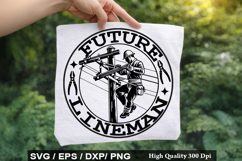 Future Lineman - Electrician SVG Design Product Image 1