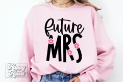 Flower Future Mrs SVG - Bride To Be - Fiancee - Engaged Era Product Image 2