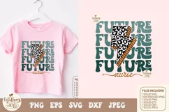 Future Nurse PNG Svg, Nurse lightning bolt png, nurse svg Product Image 2