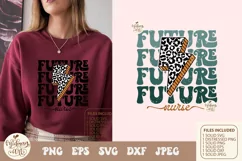 Future Nurse PNG Svg, Nurse lightning bolt png, nurse svg Product Image 3