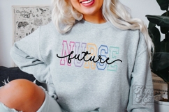 Future Nurse Varsity Script SVG Nurse Mode Registered Nurse Product Image 4
