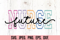 Future Nurse Varsity Script SVG Nurse Mode Registered Nurse Product Image 5