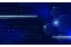 Futuristic abstract technology cybernetic circuit background Product Image 1