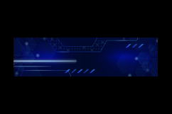 Futuristic abstract technology cybernetic circuit horizontal Product Image 2