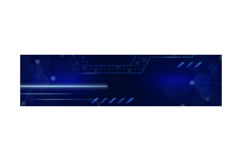 Futuristic abstract technology cybernetic circuit horizontal Product Image 1