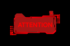 Futuristic alert conceptual layout with hud element backgrou Product Image 2