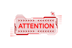 Futuristic alert conceptual layout with hud element backgrou Product Image 1