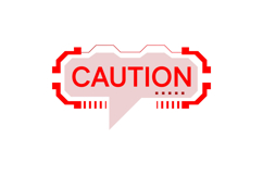 Futuristic alert conceptual layout with hud element graphic Product Image 1