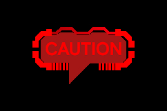 Futuristic alert conceptual layout with hud element graphic Product Image 2