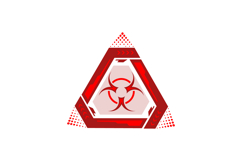 Futuristic alert symbol technology frame interface hud desig Product Image 1