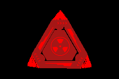 Futuristic alert symbol technology frame interface hud isola Product Image 2