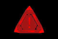 Futuristic alert symbol technology frame interface hud vecto Product Image 2