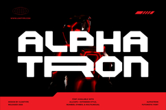 Alphatron - Futuristic Font Product Image 1