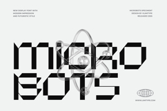 Microbots - Futuristic Font Product Image 1