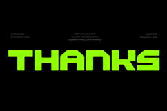 Alphatron - Futuristic Font Product Image 10