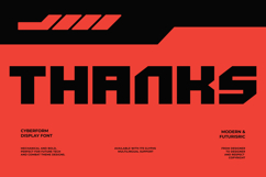 Cyberform - Futuristic Font Product Image 10