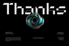 Microbots - Futuristic Font Product Image 10