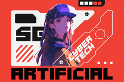 Cyberform - Futuristic Font Product Image 7