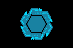Futuristic frame gui conceptual layout hud element vector Product Image 2