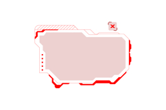 Futuristic frame hud technology cyberpunk element concept Product Image 1